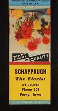 1940s Schappaugh The Florist We Deliver Phone 309 Perry IA Dallas Co Matchbook picture