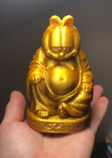 garfield buddha figurine gold picture