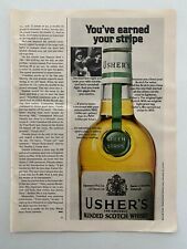 Usher's Blended Scotch Whisky Vintage 1975 Print Ad picture