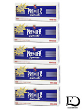 Premier Navy  Filtered Tubes - King Size - 200ct/Box -  (10 Boxes) picture