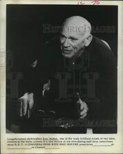1964 Press Photo Author Eric Hoffer in 