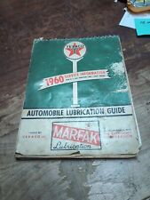 1960 Texaco Automotive Lubrication Guide picture