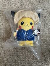 Brand New Pokemon Center × Van Gogh Museum Pikachu Plush 7 ¾ In SEALED IN HAND picture
