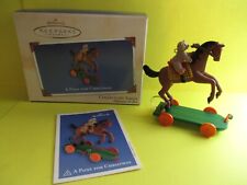 2002 Hallmark 5th A Pony for Christmas Replica Antique Riding Toy New but SDB picture