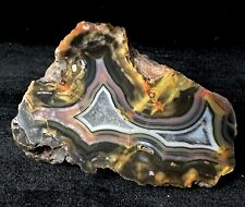 Outstanding Pink Yellow Orange Polished Turkish (Turkey) Agate With Intact Husk picture