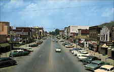 Port Clinton Ohio OH Street Scene Cars Station Wagon 1950s-60s Postcard picture