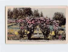 Postcard Rose Arch, Butchart Gardens, Victoria, Canada picture
