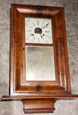 Antique 1800's Daniel Pratt & Sons Boston OGEE OG Victorian Mahogany Wall Clock  picture