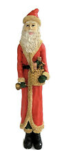 Santa Claus Vintage Christmas Figurine Skinny Tall St Nick by Artmark  10 Inches picture