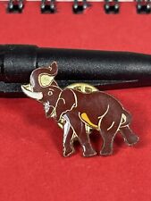 Elephant Pachyderm Pakaderm vintage Enamel Pin Lapel Hat Tie Tac Alabama picture