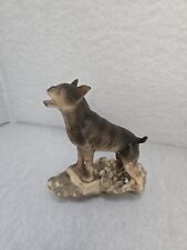 Vintage Boston Terrier Ceramic Figurine Good Boy Figurine Old And Ugly 5