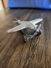 Vintage Miniature Airplane Silver ~3