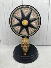 Gemmy Halloween Mystic Fortune Teller Wheel Of Misfortune Animated Skull picture