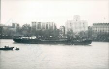 British MV Bowbelle near waterloo bridge 1980 ship photo picture