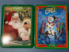 Vintage Christmas Oreo Cookies Tins 1996 & 1997- 85th Anniversary Edition picture