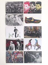 MR. BRAINWASH RARE ORIGINAL POP ART EXHIBITION EVENT POSTCARD PRINTS - SET OF 10 picture