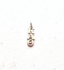 Vintage KAO Kappa Alpha Omega Sorority Sterling Silver Charm Pendant (50) picture