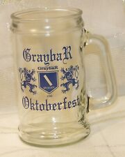 Vintage Graybar Electric Oktoberfest Glass Mug 1990 picture