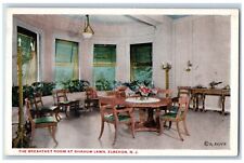 Elberon New Jersey NJ Postcard Breakfast Room Shadow Lawn Interior 1920 Unposted picture