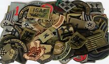 Lot of 60 Plus Assorted Military Army Air Force Unit Insignia Subdued Patches picture