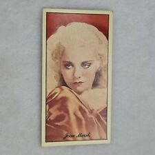 1935 Carreras Famous Film Stars Tobacco Card Joan Marsh #51 (A) picture