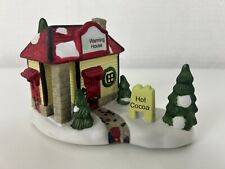 St Nicholas Square Warming House Vintage 1997 Christmas Village Hot Cocoa NWOB picture