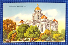 Vintage Court House Valdosta Georgia Postcard picture