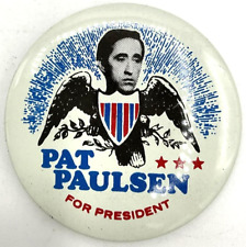 Pat Paulson for President Political Campaign Button Pinback 1968 Election Eagle picture