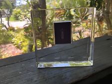 WATERFORD CRYSTAL BLOCK GLASS FRAME picture