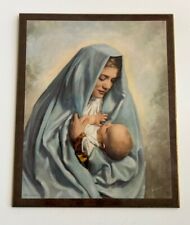 Vintage Mary & Jesus Italian Litho Wall Hanging picture
