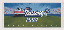 BOSTON  - MBTA          1996  Train to Foxboro  Schedule        (  MINT ) picture