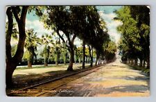 Riverside CA-California, Magnolia Avenue, Antique Vintage Souvenir Postcard picture
