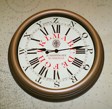 Marconi Style Telegraph Operators Watch, Reproduction Wall Clock. picture