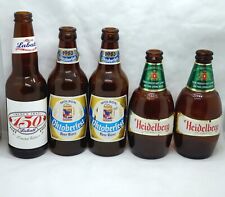 Vintage Beer Bottle Lot Of 5 Empty Heidelberg Labatt Molson Oktoberfest 150 Ann. picture