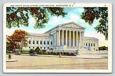 c1936 United States Supreme Court Building Washington D.C. VINTAGE Postcard picture