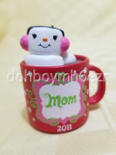 Hallmark 2011 Mom Snowman Hot Chocolate Mug Christmas Ornament picture