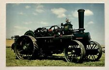 1960s Fowler Ploughing Engine 1919 Antique Tractor Princess Mary Postcard Vtg picture