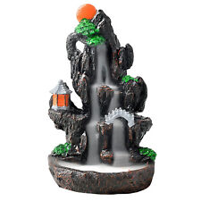 Ceramic Backflow Waterfall Smoke Incense Burner Holder with 150 PCS Gift Cones picture