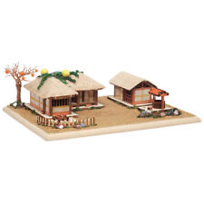 Korean Old Thatched Roof House Collectible Souvenir Building Miniature DIY Kit picture