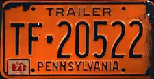 Vintage 1971 PENNSYLVANIA License Plate - Crafting Birthday MANCAVE slf picture