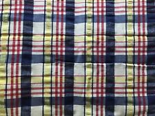6 Yards Vintage woven MADRAS fabric picture