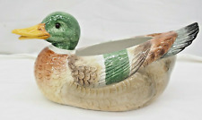 Fitz & Floyd Autumn Woods Mallard Duck Soup Tureen NO LID OR LADLE  TF picture