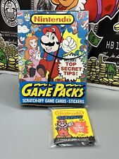 1989 Topps Nintendo Game Packs Empty Box & Wax Wrappers SET OF 3 picture