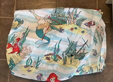 Vintage 90s Disney The Little Mermaid Twin Fitted  Sheet Ariel picture