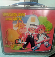 ALADDIN RAGGEDY ANN AND ANDY METAL TIN LUNCH BOX VINTAGE 1973 NEW picture