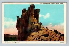 WY-Wyoming, Teapot Rock, Famous Teapot Dome, Scenic, Vintage Postcard picture
