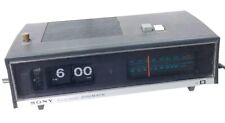 Rare Original 1970s Sony Digimatic TFM-C590WDigital Flip Radio Alarm Clock  picture