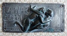 Antique Bronze Sex Plate from Pompeii Sex Room picture