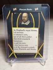 2022 Pieces of the Past William Shakespeare JUMBO Authentic Relic (c) picture