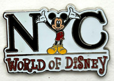 NYC WOD - Logo w/ Mickey Mouse (White) Pin 2005 World Of Disney New York City picture